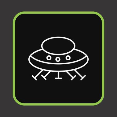 uzay gemisi, UFO, vektör çizimi