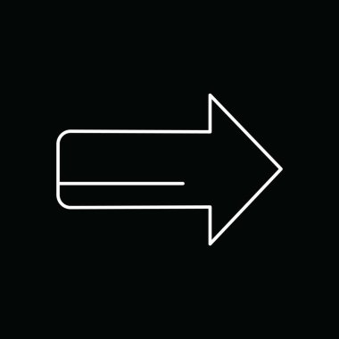 Projeniz için ok vektör simgesi