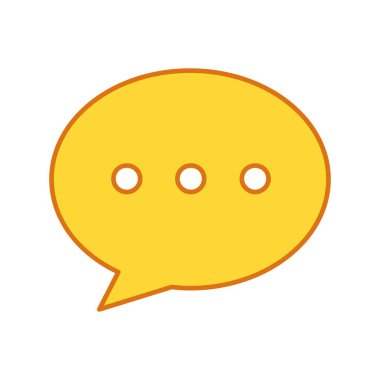 Vektör ileti simgesi, illüstrasyon