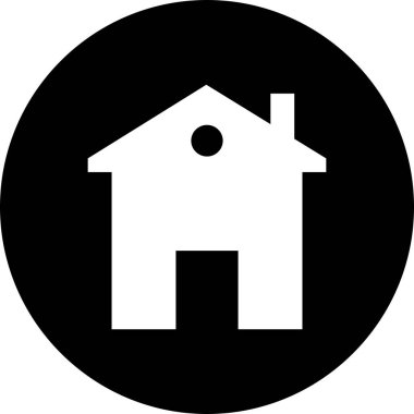 Projeniz için vektör villa simgesi