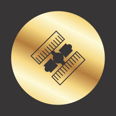uydu simgesi, web grafiği, vektör illüstrasyonu 