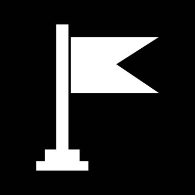 bayrak simgesi, web grafiği, vektör illüstrasyonu 