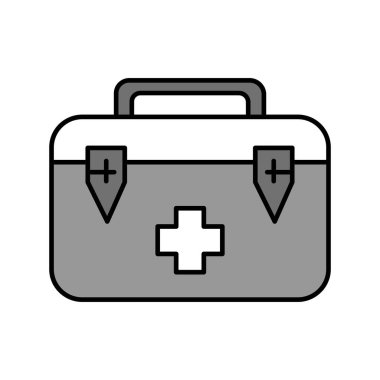 çanta simgesi, web grafiği, vektör illüstrasyonu 