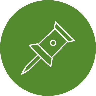 Projeniz için vektör iğnesi simgesi