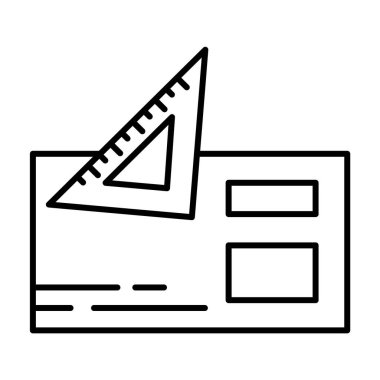 Web ve grafik tasarımı için modern vektör çizgisi simgesi tasarımınız ve diğer projeleriniz için özeldir