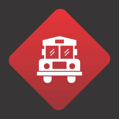 Projeğiniz için otobüs simgesi