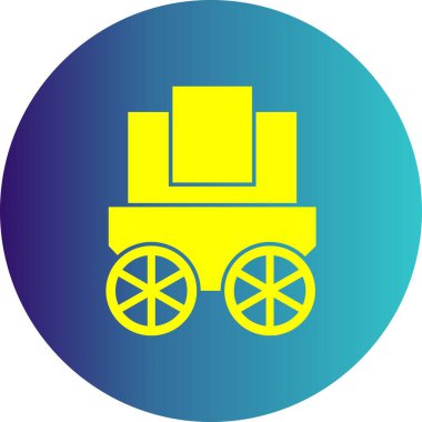 Projeniz için vektör vagonu simgesi