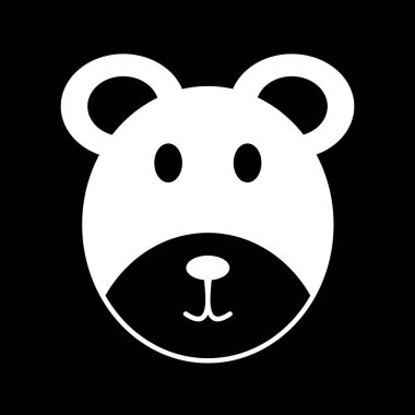 Projeniz için vektör ayı simgesi