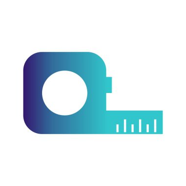 Vektör Ölçümü simgesi, grafik tasarımı