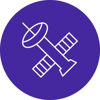 uydu simgesi, web grafiği, vektör illüstrasyonu 