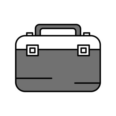  evrak çantası simgesi, yaratıcı tasarım şablonu, vektör 