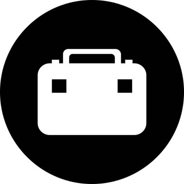  evrak çantası simgesi, yaratıcı tasarım şablonu, vektör 