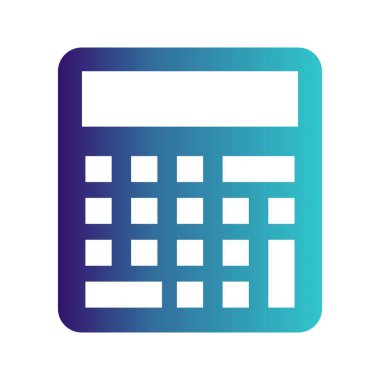 Projeniz için vektör hesap makinesi simgesi