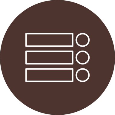 Liste Vektörü Simgesi illüstrasyonu