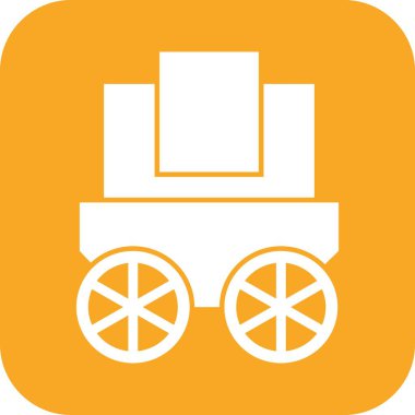  Projeniz için vektör vagonu simgesi