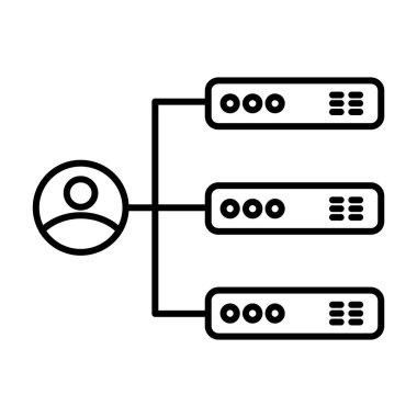 Web ve grafik tasarımı için modern vektör çizgisi simgesi tasarımınız ve diğer projeleriniz için özeldir