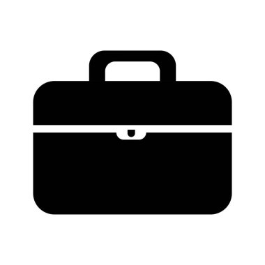 çanta simgesi, web grafiği, vektör illüstrasyonu 