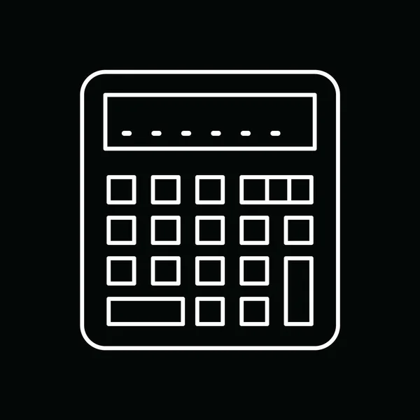 Ícone Calculadora Vetorial Para Seu Projeto —  Vetores de Stock