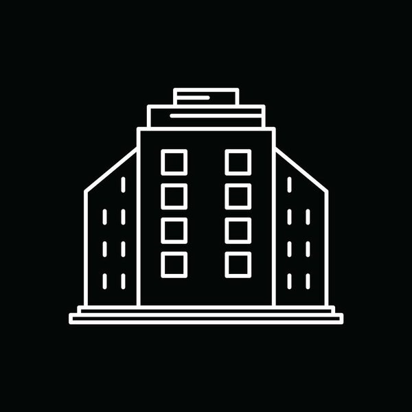  Vector building icon illustration 