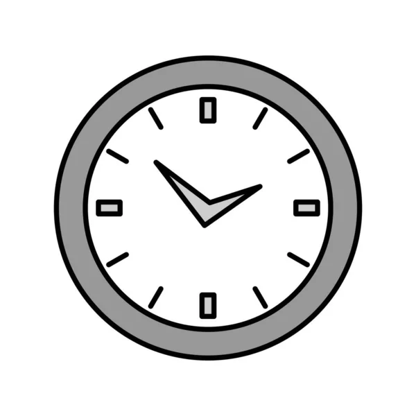 Icono Reloj Vectorial Para Proyecto — Vector de stock