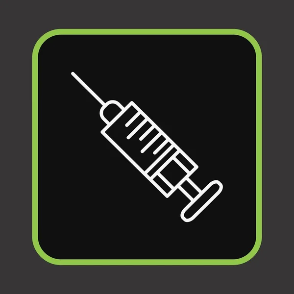 Injectiepictogram Voor Project — Stockvector