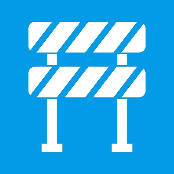 Ikona Bariery Wektorowej Dla Twojego Projektu — Wektor stockowy