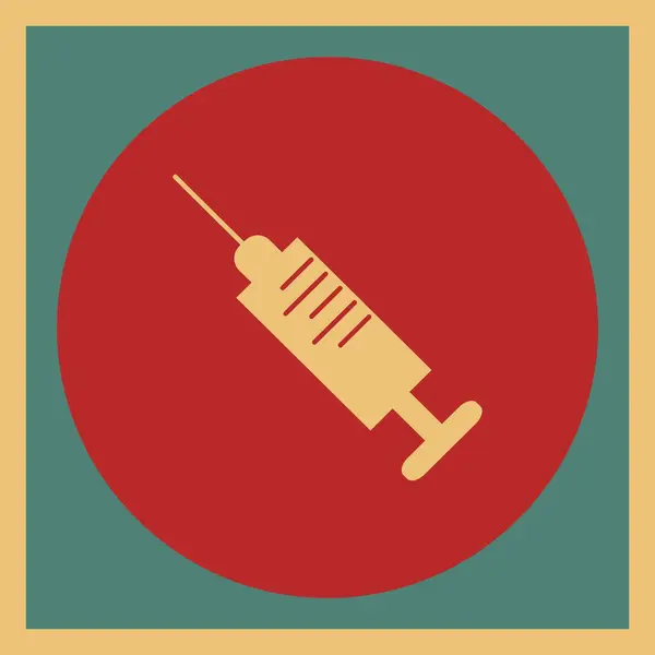 Injectiepictogram Voor Project — Stockvector