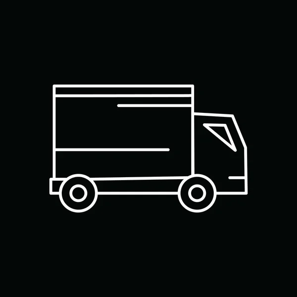 Vector Truck Icon Your Project — Stock Vector