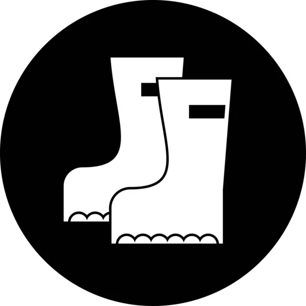 Ikona Wektorowych Butów Dla Twojego Projektu — Wektor stockowy