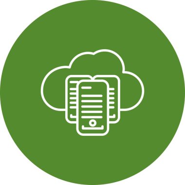 Projeniz için vektör bulut simgesi