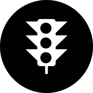Projeniz için vektör trafik sinyali simgesi