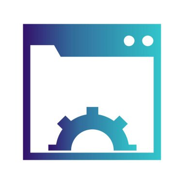 Projeniz için vektör web sitesi simgesi