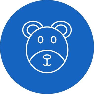 Projeniz için vektör ayı simgesi