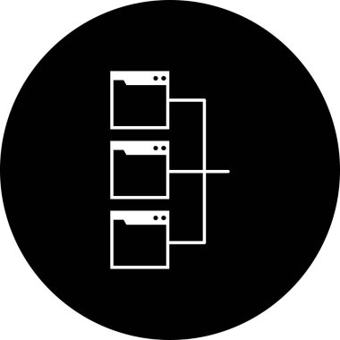 Proje için Dizin Vektörü Simgesi