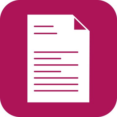 Projeniz için vektör belge simgesi