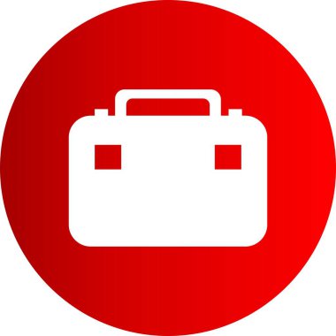  evrak çantası simgesi, yaratıcı tasarım şablonu, vektör 