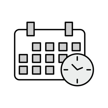  Vektör Takvim Simgesi, illüstrasyon