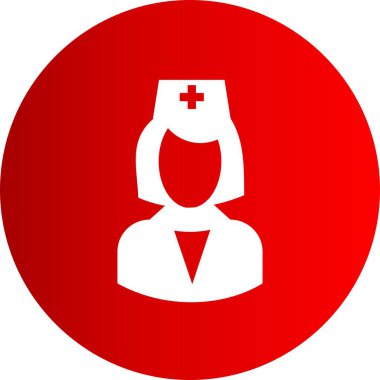 Projeniz için vektör kadın doktor simgesi