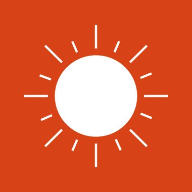  Vektör güneş simgesi illüstrasyonu