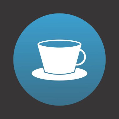 Kahve fincanının vektör çizimi, iç 