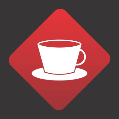 Kahve fincanının vektör çizimi, iç 