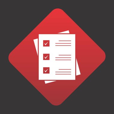 Projec 'iniz için kontrol listesi simgesi