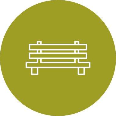 Projeniz için vektör Bench simgesi