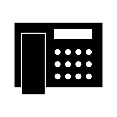  Vektör telefon simgesi, illüstrasyon