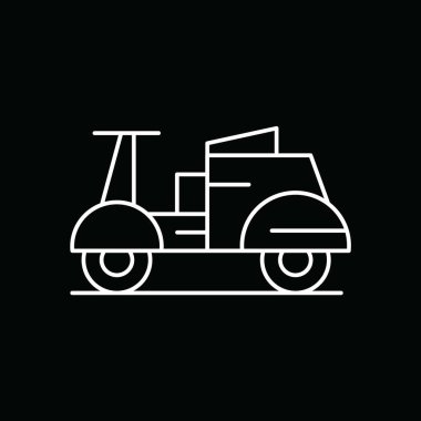  Motosiklet taşımacılığının vektör çizimi