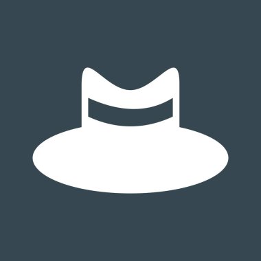 Projeniz için vektör şapka simgesi