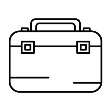  evrak çantası simgesi, yaratıcı tasarım şablonu, vektör 