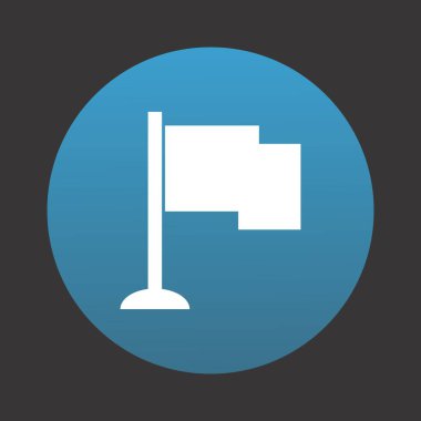 bayrak simgesi, web grafiği, vektör illüstrasyonu 