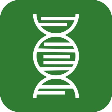 DNA simgesi, web grafiği, vektör illüstrasyonu 