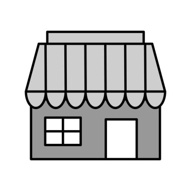 Vektör dükkanı simgesi yaratıcı vektör tasarım şablonu